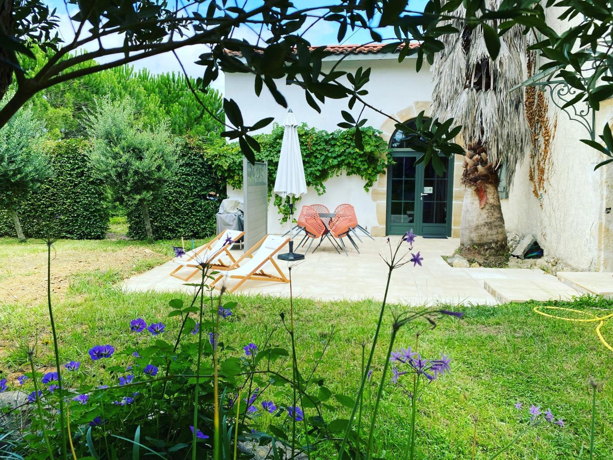 La Bastide De Guiche Entre Ocean Et Montagnes Appartement Buitenkant foto