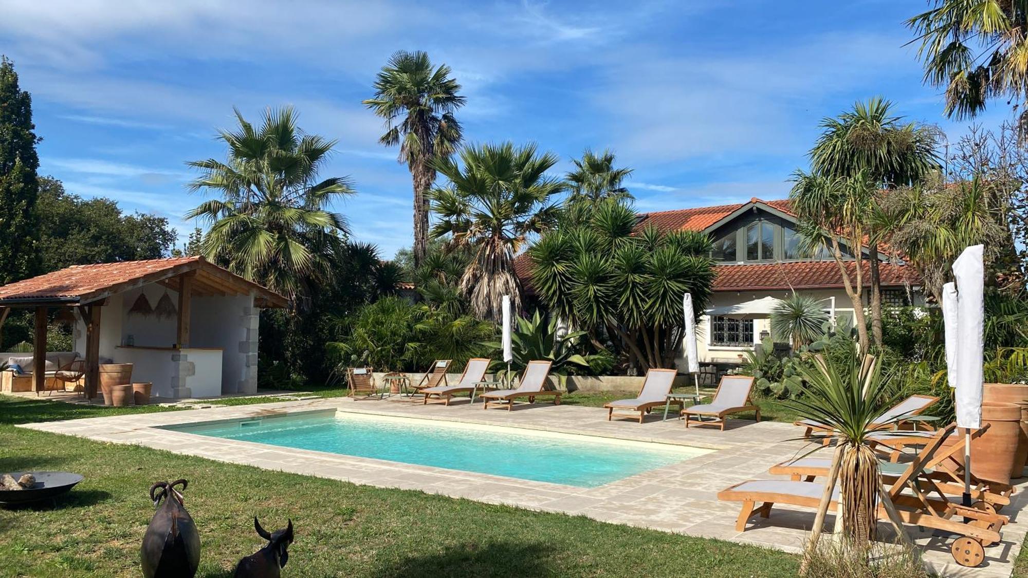 La Bastide De Guiche Entre Ocean Et Montagnes Appartement Buitenkant foto